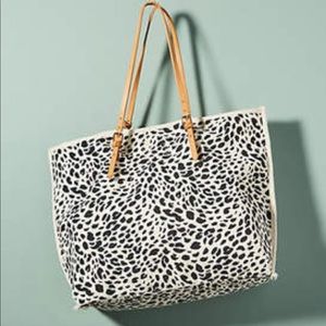 Anthropologie canvas tote